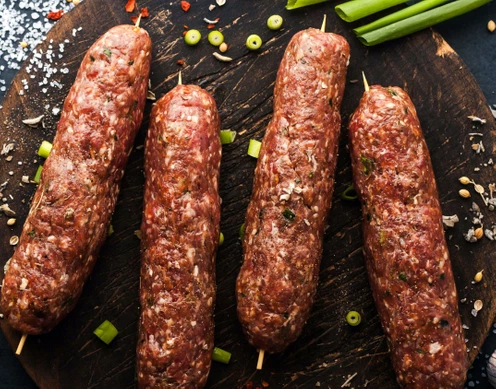 Minted Lamb Kebabs