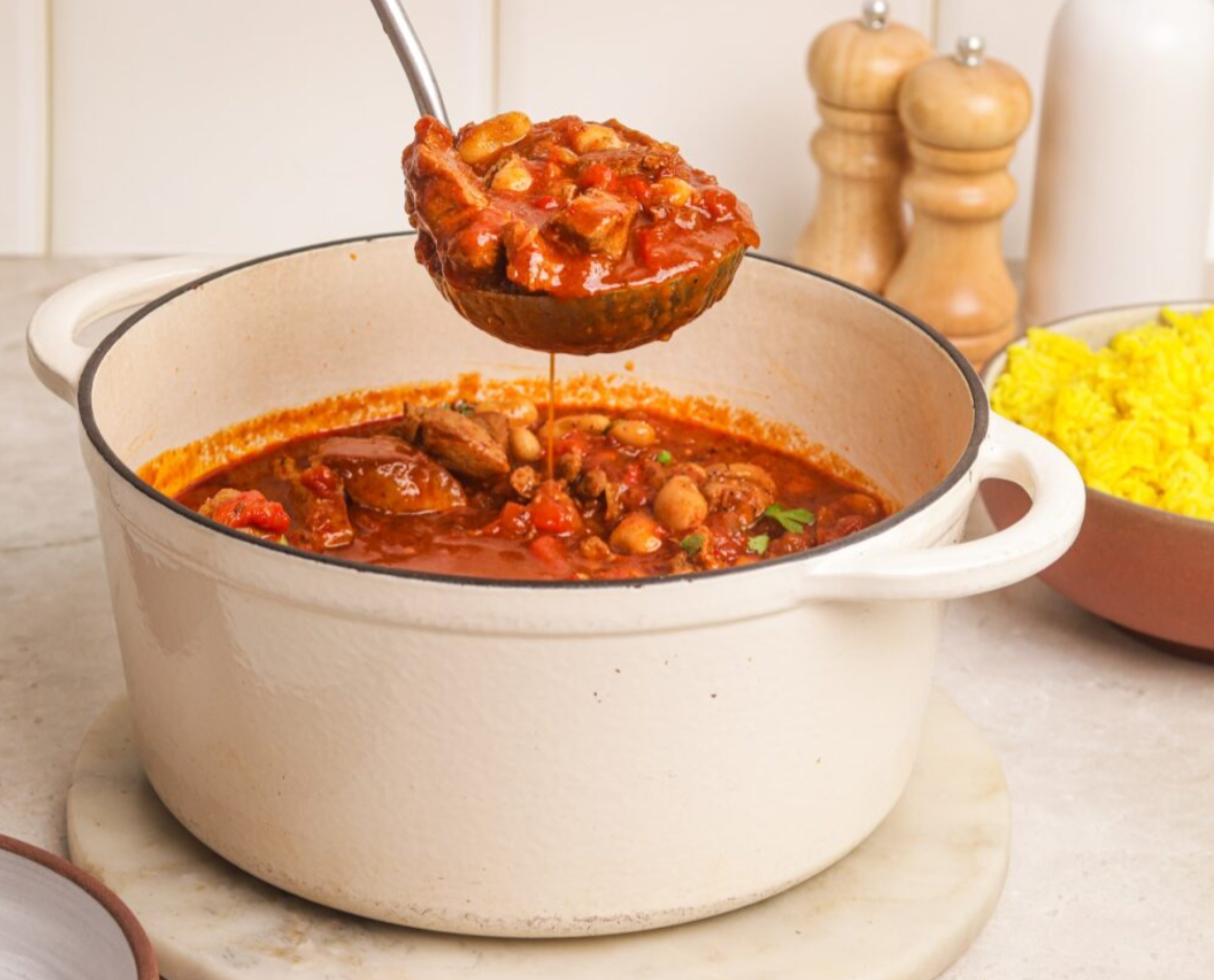 Pork and Bean Spanish Stew